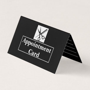 Visite Carte de rendez-vous pliée - Conception BusyBee