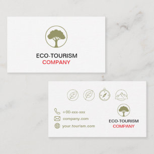 Visite Carte de société d'écotourisme