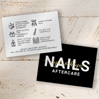 Visite Carte de soins postérieurs polonaise Gel Nail Tech