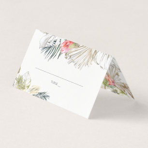 Visite Carte de table de mariage   Safari Floral Africain