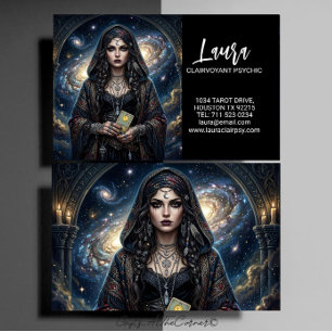 Visite Carte de tarot de voyante psychique 