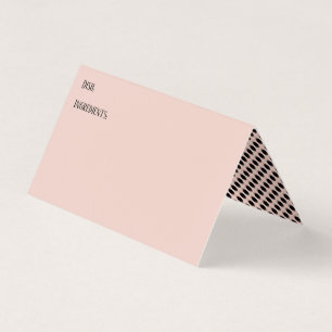 Visite Carte de tente Blush Potluck Plat Recette, Pois