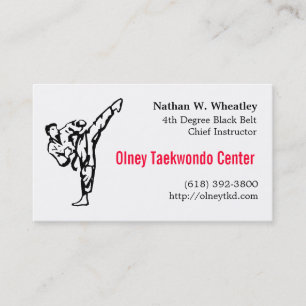 Visite Carte de TKD