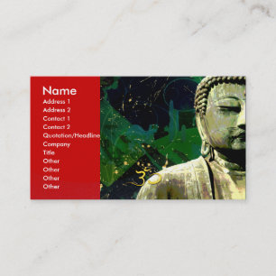 Visite Carte de visite, bouddha