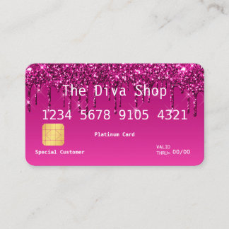 Visite Carte de visite| Carte de crédit Parties scintilla