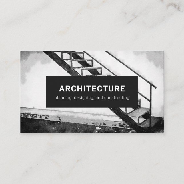 Visite Carte de visite: Dark Architect (Devant)
