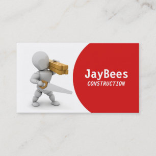 Visite Carte d'entreprise de construction