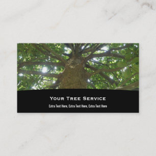 Visite Carte d'entreprise de services d'arbre