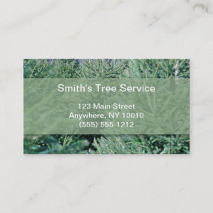 Visite Carte d'entreprise de services d'arbre