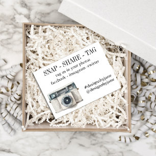 Visite Carte d'insertion de la balise Snap Share Small Bu