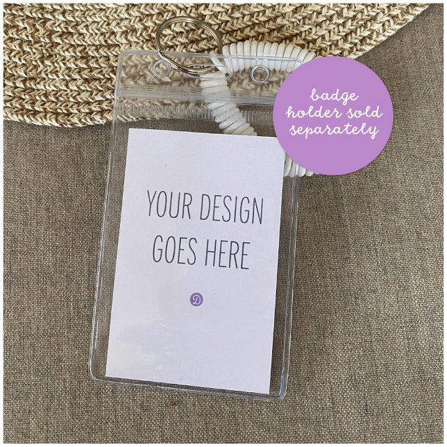 Visite Carte d'insertion du détenteur de badge 2.5x3.5 do (Créateur téléchargé)