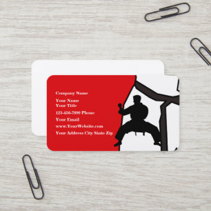 Visite Carte d'instructeur de Judo personnalisée