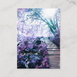 Visite carte enchantée de commentaire de chemin