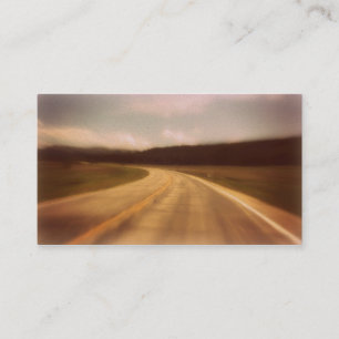 Visite Carte funèbre Horizontel de prière de route