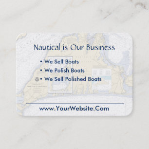 Visite Carte marine de Martha's Vineyard Nettoyer frais
