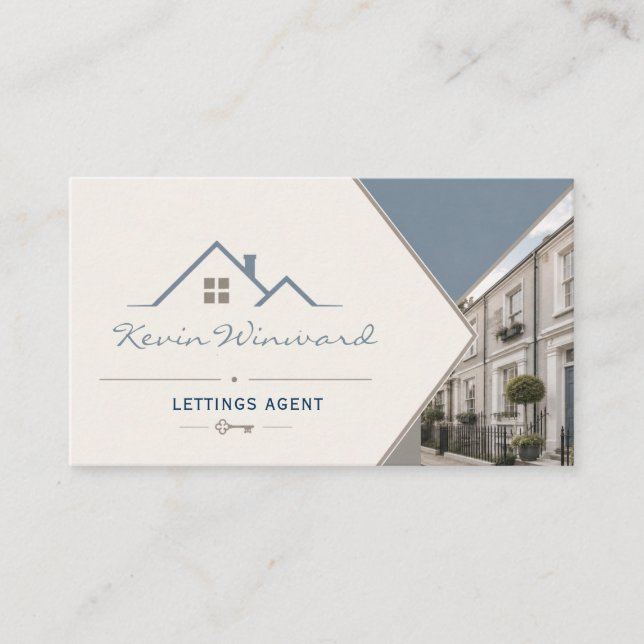 Visite Carte moderne d'agent de location (Devant)