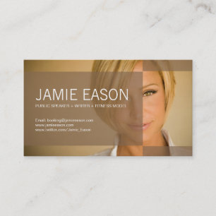 Visite Carte moderne de profil - Jamie Eason