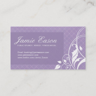 Visite Carte moderne de profil - Jamie Eason