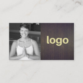 Visite Carte photo de logo Ajouter un logo