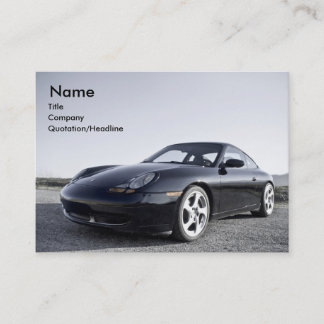Visite Carte potelée de profil de "Porshe"
