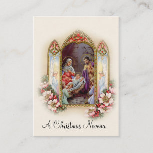 Visite Carte sainte de Jésus Mary de Novena de nativité
