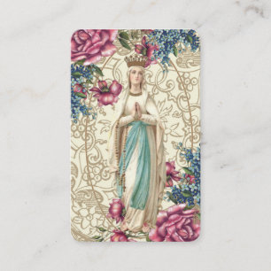 Visite Carte sainte de mère de souvenir catholique du