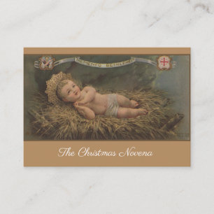 Visite Carte sainte de prière de Novena de Noël