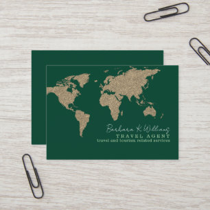 Visite Carte Verte de l'agent de voyage international
