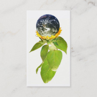 Visite Carte verte de profil du monde