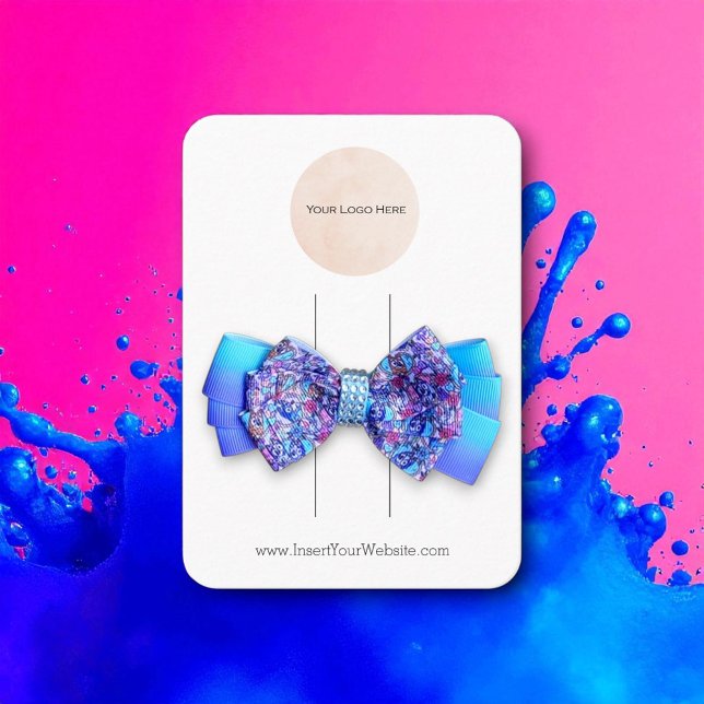 Visite Carte Verticale de l'écran du clip de poche du log (Créateur téléchargé)