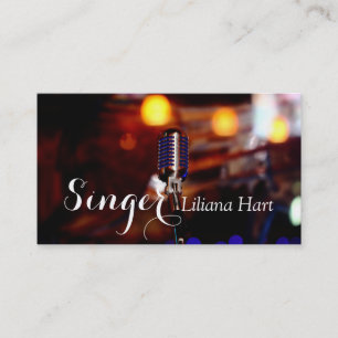 Visite Chanteuse Professionnelle, Chanteuse, Carte de Vis