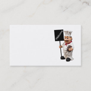 Visite Chef cuisinier personnalisé - Carte de menu BIENV