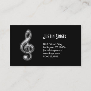 Visite Clef triple de carte d'industrie musicale