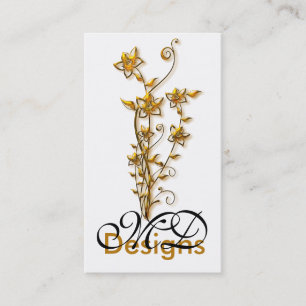 Visite Conception graphique de fleur d'or : : Carte de