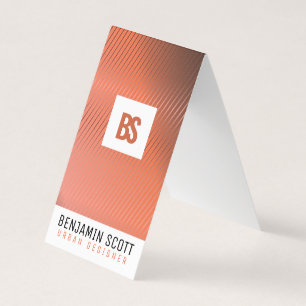 Visite Design élégant Arrière - plan en cuivre Carte de v