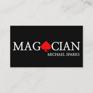 Visite Divertissement de carte de magicien de magie moder