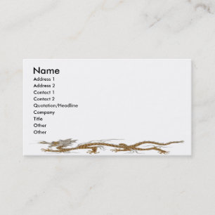 Visite Dragon d'or de carte de profil de Buddhan