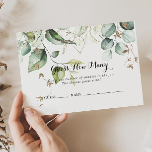 Visite Elégant Gold Green Devine Combien De Carte De Jeu