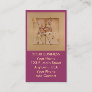Visite Entreprise - Carte de profil - Carrousel à poney v