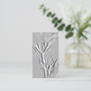 Visite Fleurs de Lotus/Graver en refief-Comme le carte de