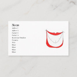 Visite GRANDE carte de profil de SOURIRE