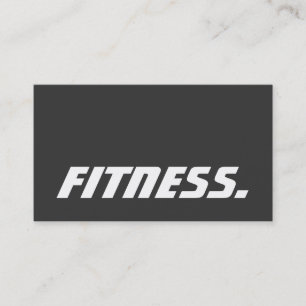 Visite Grey Trendy Personal Trainer Fitness Carte de visi