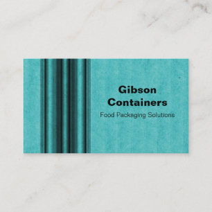 Visite Grunge Metal Carte de visite, Turquoise