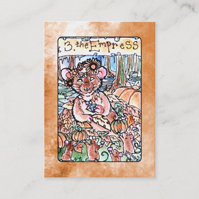 Visite La carte de tarot d'impératrice (Devant)