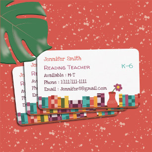 Visite Lecture de la bibliothèque de l'enseignant Carte d