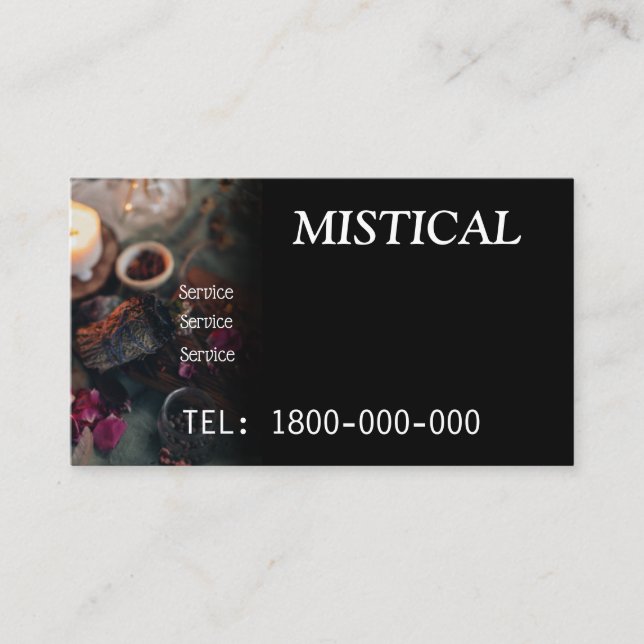 VISITE LECTURE DE TAROT CARTE MODIFIABLE (Devant)
