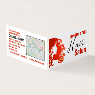 Visite Logo De Cheveux, Stylo Cheveux, Carte De Fidélité 
