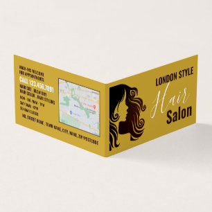 Visite Logo De Cheveux, Stylo Cheveux, Carte De Fidélité 