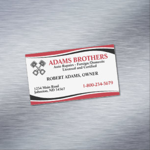 Visite Magnétique Réparation automatique professionnelle Carte de vi