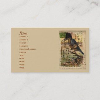 Visite Martin-pêcheur de carte postale